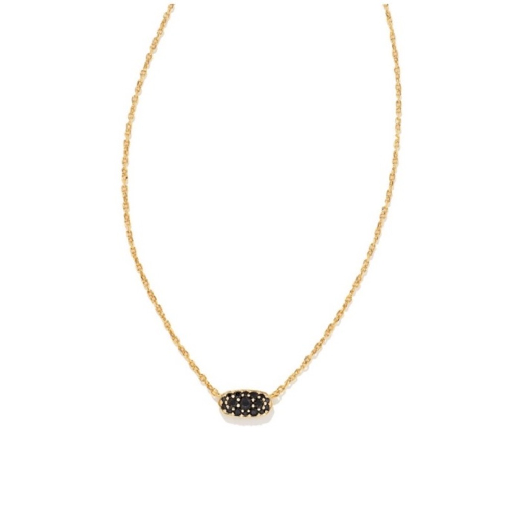 Kendra Scott Black and Gold Elegant Necklace - Picture 2 of 5